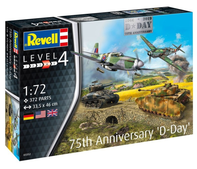 Revell – Sada 75 th Anniversary D-Day 1:72