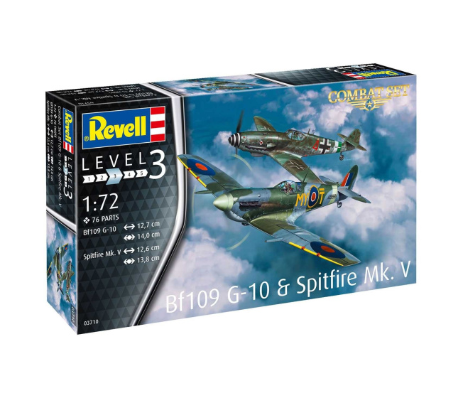 Revell – Bf109 G-10 a Spitfire Mk.V 