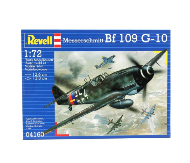 Revell - letadlo 04160 Messerschmitt Bf 109 G-10 (1:72)