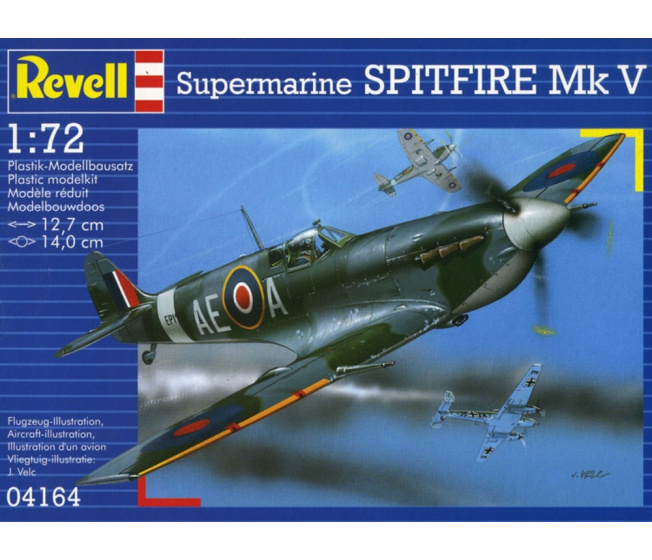 Revell - letadlo 04164 Spitfire Mk.V (1:72)