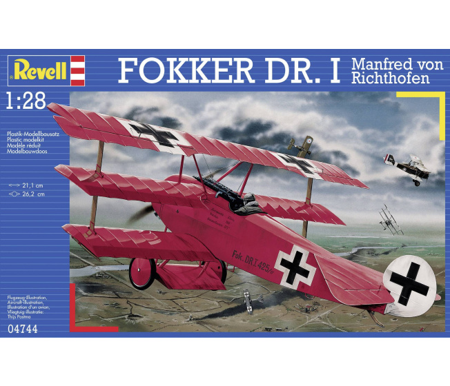 Revell – Model letadla Fokker DR.I 1:28