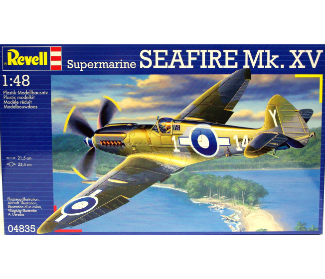 Revell – letadlo 04835 – Supermarine SEAFIRE Mk. XV (1:48)