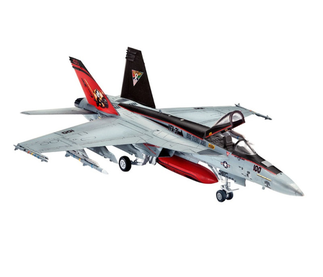 Revell - letadlo 63997 F/A- 18E Super Hornet (1:144)