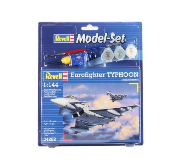 Revell - letadlo 64282 Eurofighter Typhoon (1:144)