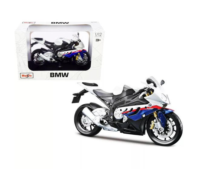 Motorka BMW S 1000 RR s podstavcem