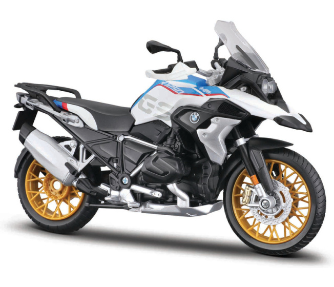 Motorka BMW R1250 GS s podstavcem