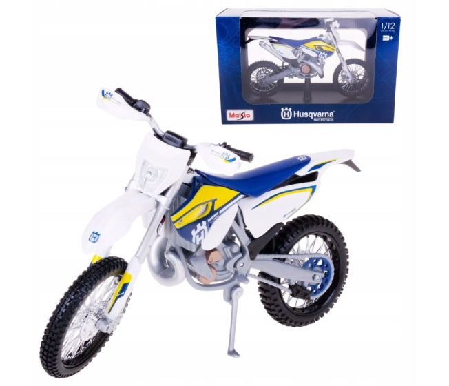 Motorka Husqvarna FE 501 s podstavcem