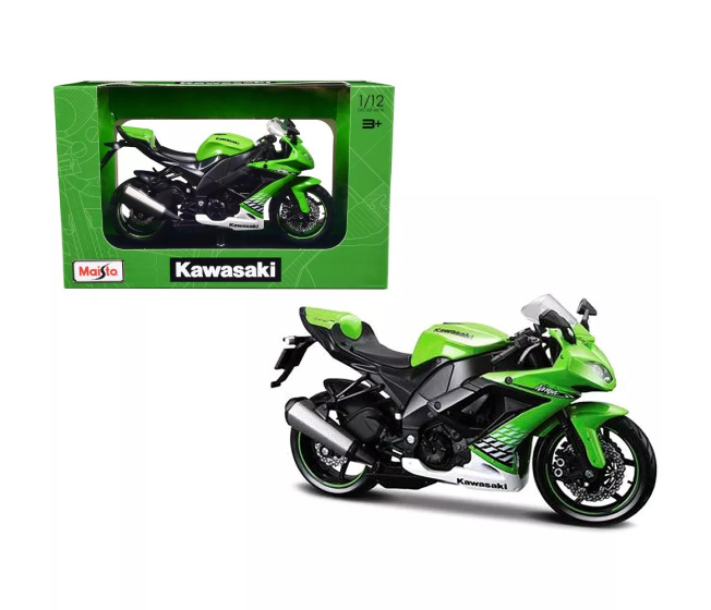 Motorka Kawasaki Ninja ZX-10R s podstavcem