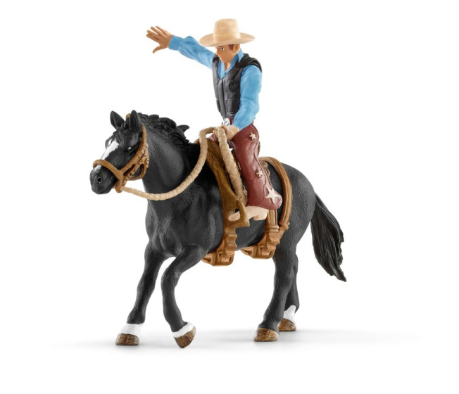 Schleich – Kůň s jezdcem 41416