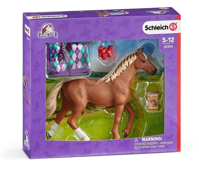 Schleich - Anglický plnokrevník s doplňky 42360