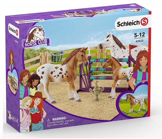 Schleich - Koně Appaloosa a příslušenství 42433