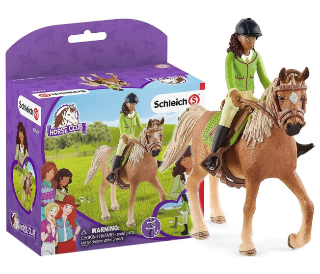 Schleich – Sarah a kůň Mystery s doplňky 42542