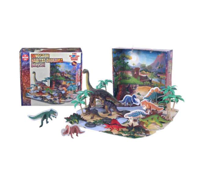 Habitat Diorama – Souprava s dinosaury