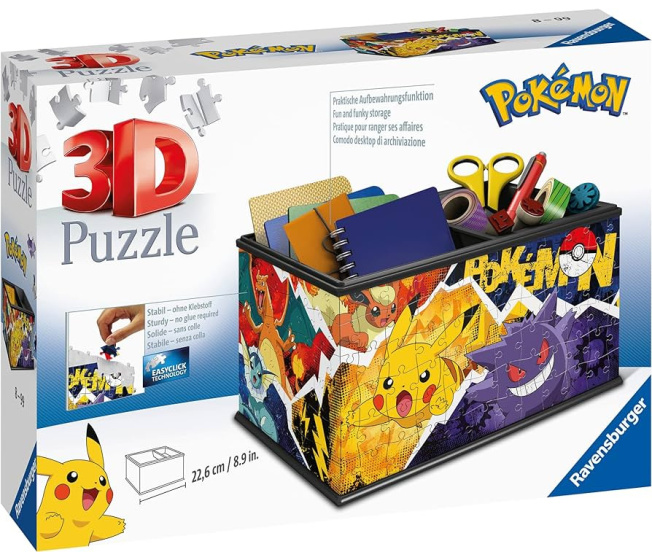 3D Puzzle – Pokémon Úložný Box