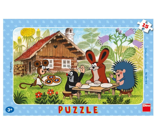 Puzzle 15 – Krtek na návštěvě