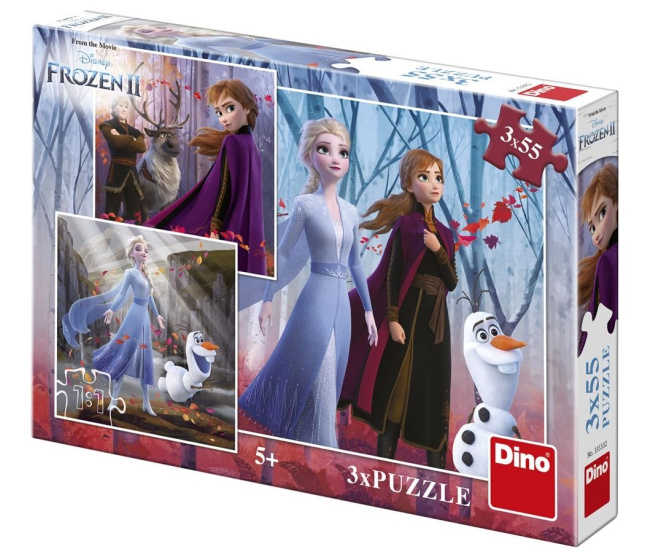 Puzzle 3x55 – Frozen 2