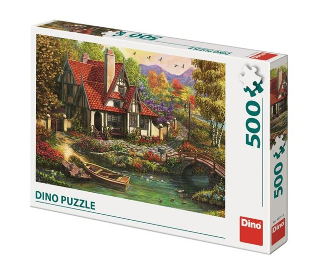 Puzzle 500 - Dům u jezera