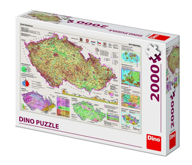 Puzzle 2000 – Mapa Česká republika