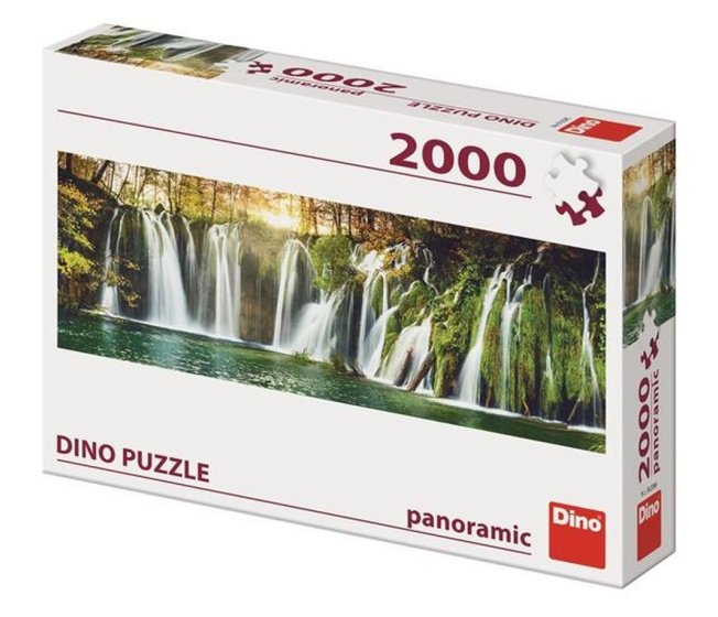 Puzzle 2000 - Panorama Plitvická jezera