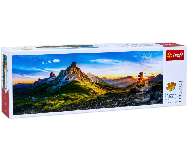 Panoramatické puzzle 1000 – Passo di Giau, Dolomity