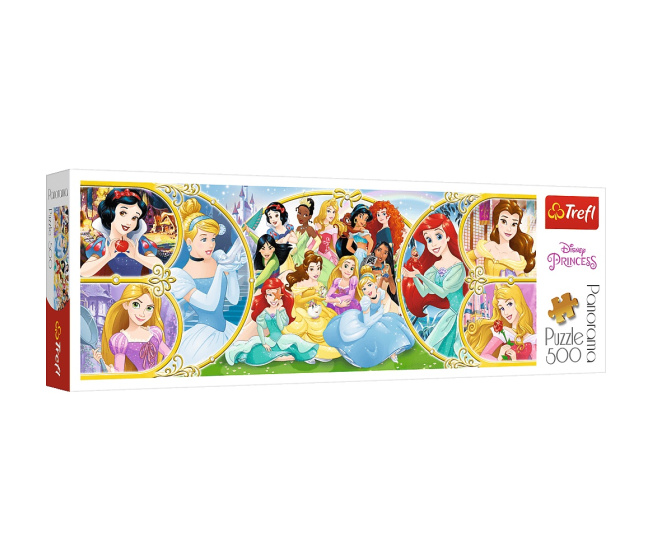 Puzzle 500 – Panorama Disney princezny