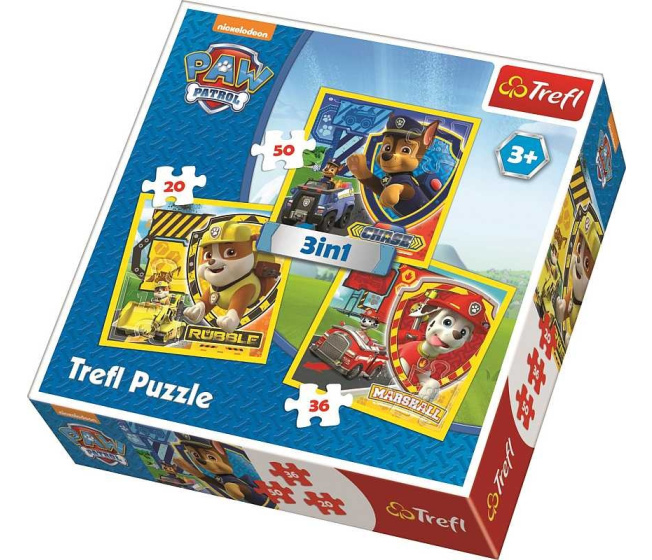 Paw Patrol – Puzzle 3v1