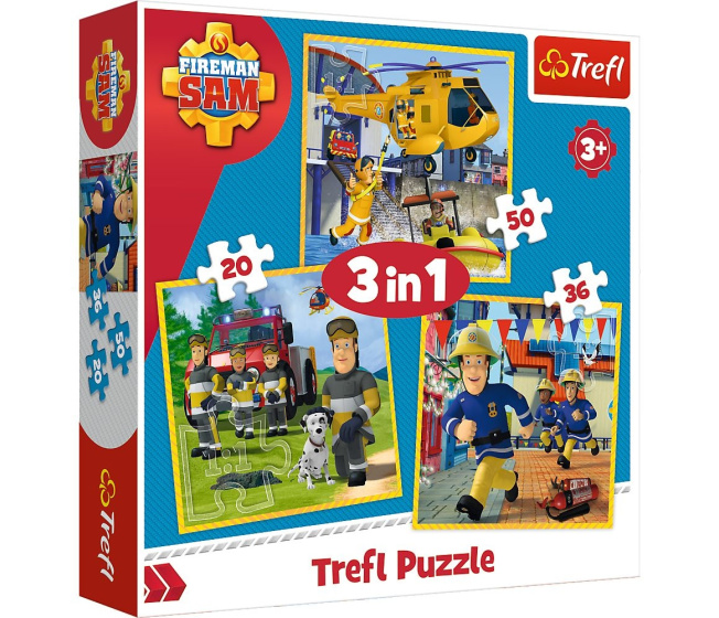 Puzzle 3 v 1 – Požárník Sam