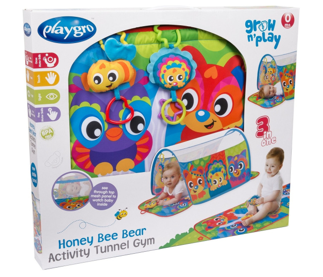 Playgro - Hrací podložka s tunelem