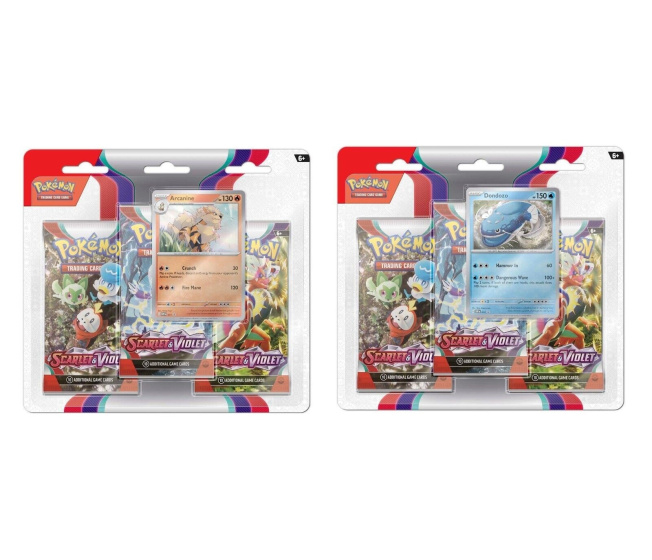 Pokémon Tcg: Scarlet & Violet – 3 Blister Booster