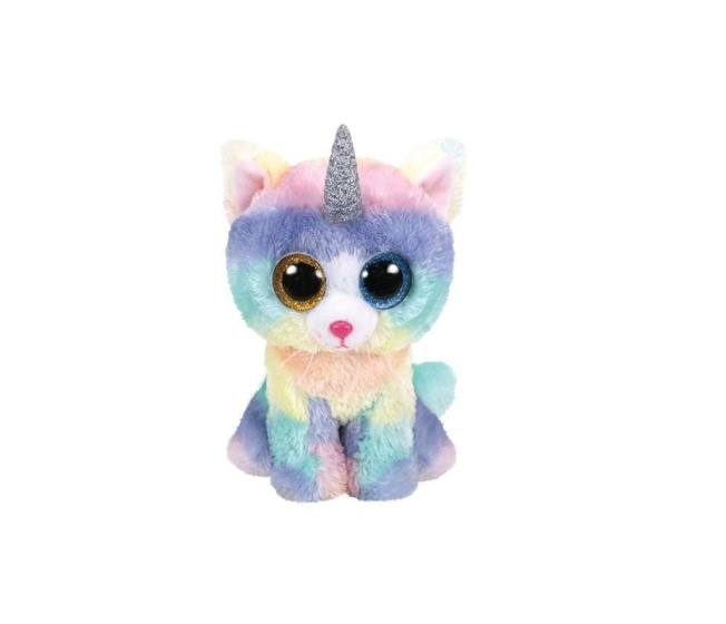 TY Beanie Boos - Plyšová kočka s rohem