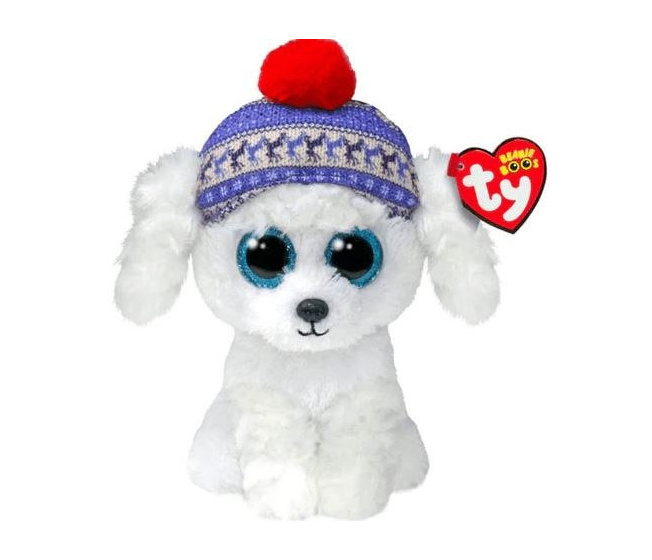 TY Beanie Boos – Plyšový pes s čepicí 17 cm