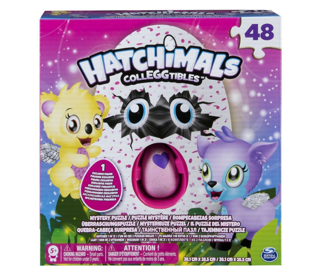 Puzzle 48 - Hatchimals se zvířátkem