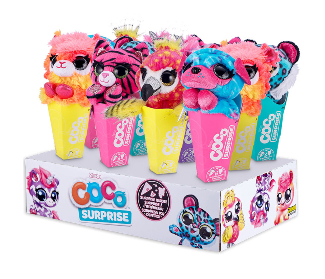 Coco Surprise Neon - Plyšové zvířátko 15 cm