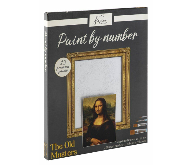 Malování podle čísel – Mona Lisa