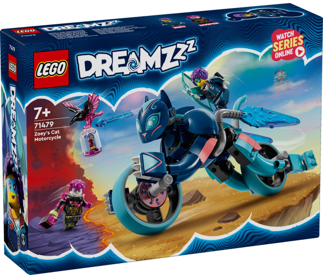 71479 Lego Dreamzzz – Zoey a její kočičí motorka