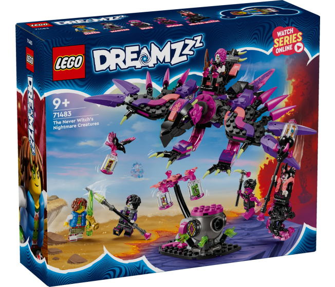 71483 Lego Dreamzzz – Nikdyčarodějnice a její stvoření z noční můry