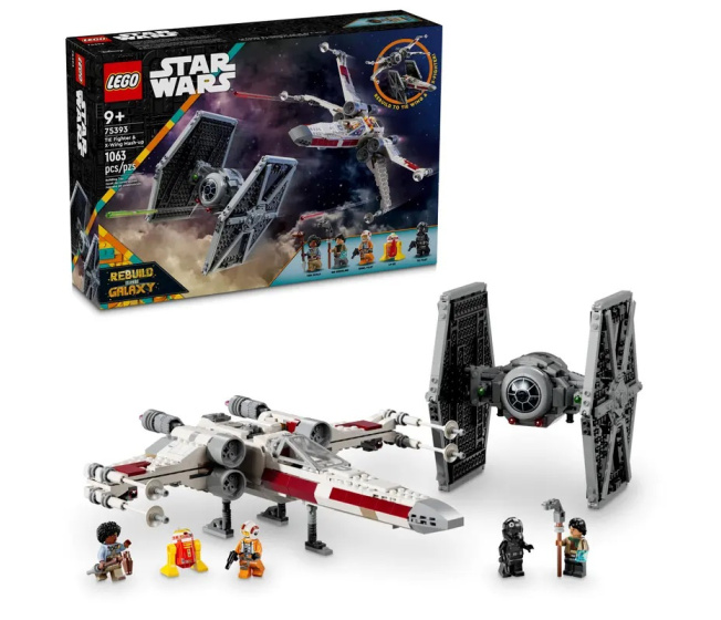 75393 Lego Star Wars – Stíhačka Tie & X – Wing – Kombinovaná stavebnica