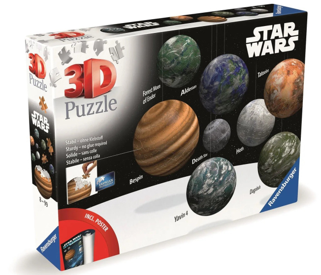 3D Puzzle Star Wars – Planety