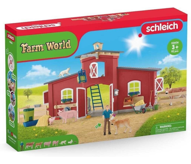 Schleich - Stodola so zvieratami 42606